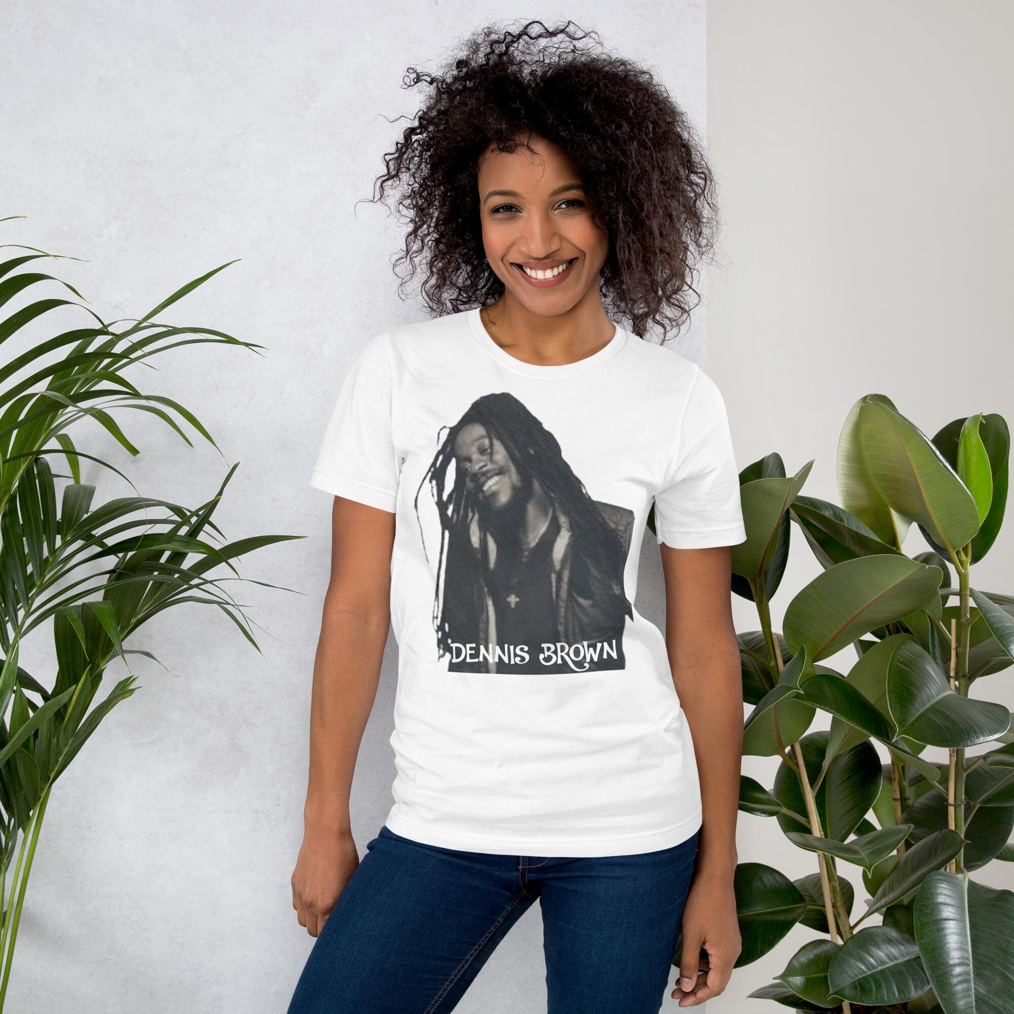 DENNIS BROWN T-shirt Tshirt T shirt Tee Jamaican Reggae Singer Musician Love Has Found Its Way