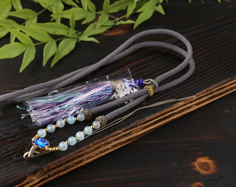 Unique Design Blue Lotus Enamel silver Adjustable Length Necklace,28inches