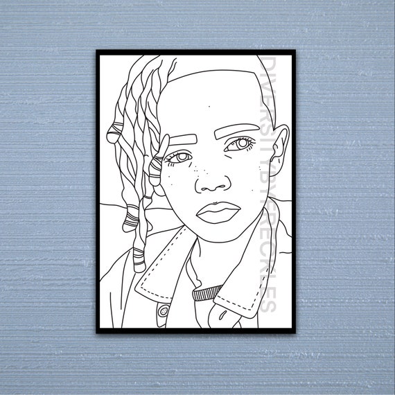 Black Woman Coloring Page Printable Black Boy Coloring Sheet -   Australia