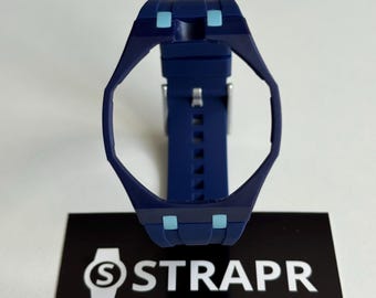 Armband voor Audemars Piguet x Swatch Royal Pop Lan Ba in siliconen | Royal Pop AP Swatch blauwe horlogeband
