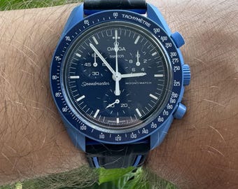 Correa silicona confort 20mm para MoonSwatch – Compatible con Omega x Swatch – Correa deportiva hombre mujer