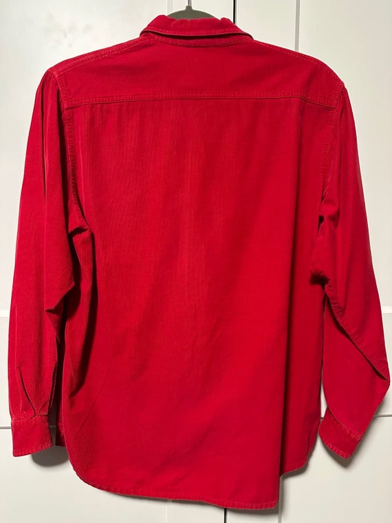 43. Vintage Gap Clothing Co. corduroy shirt; Size… - image 3