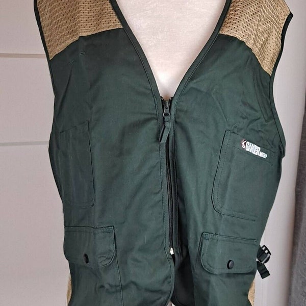 83. Gander Mountain - Fishing Hunting Outdoor Vest - Green and Tan - L- NWOT