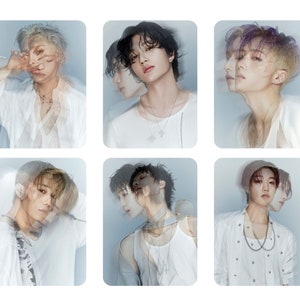 Harmonia de P1Harmony: Tudo no FLOW IN ver Photocards | K-pop PC | Retorno de Piwon | Keeho Theo Jiung Intak Soul Jongseob