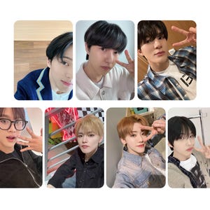 NCT DREAM-fotokaarten | kpop-pc | Seizoensgroeten 2024 | Mark Renjun Jeno Haechan Chenle Jaemin Jisung | nct droomcomeback | 7Dream