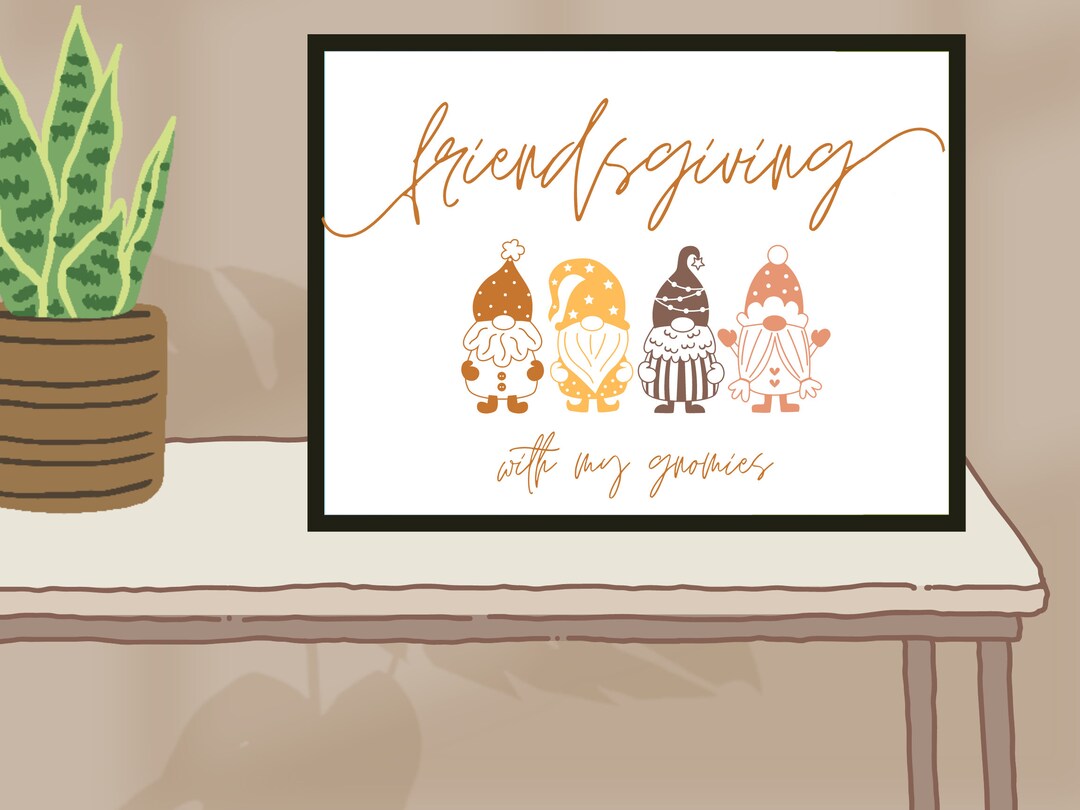 Editable Friendsgiving Sign Thanksgiving Friends Giving - Etsy