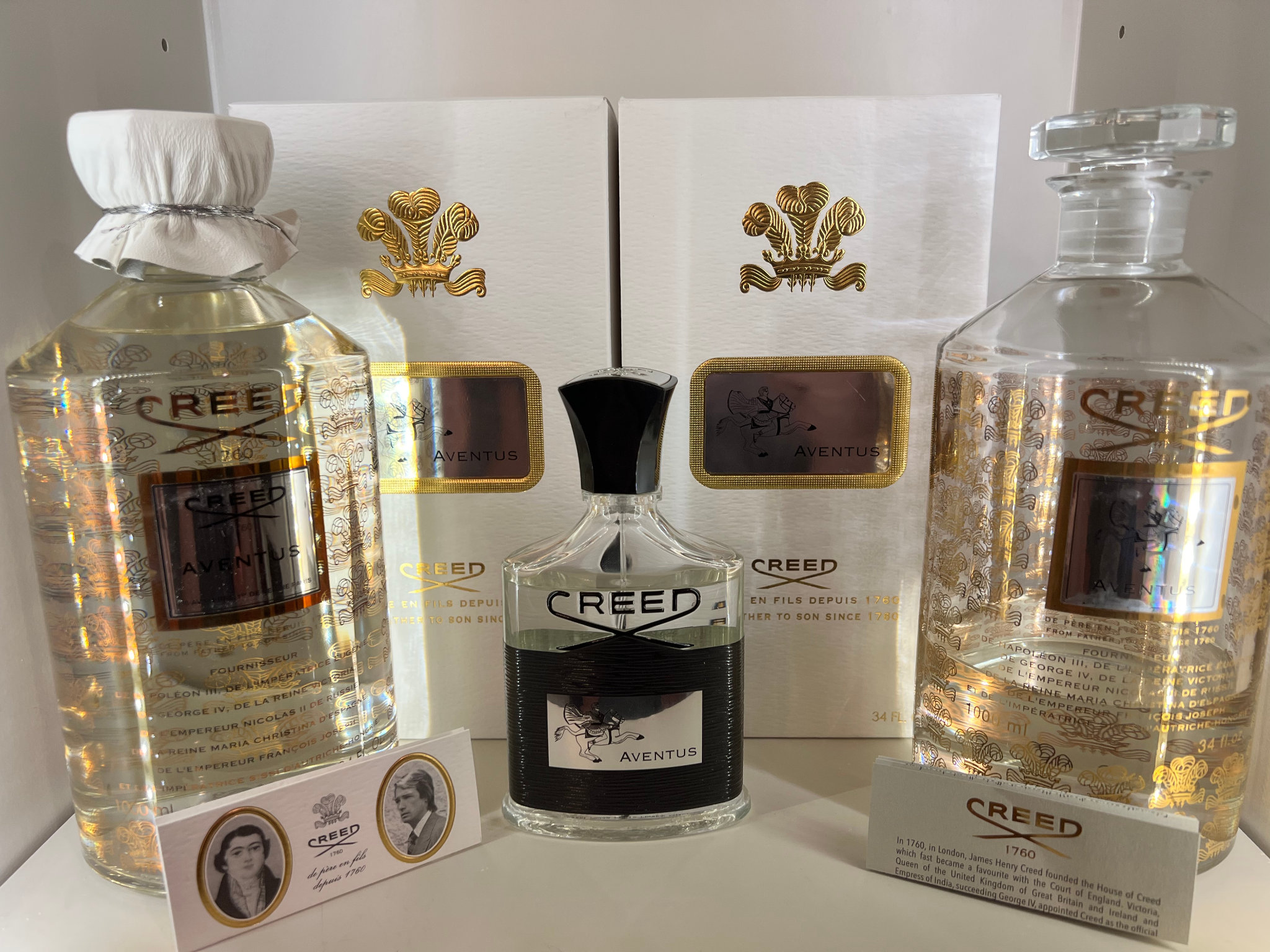 Creed Aventus COLOGNE 100ml / 3.3oz NEW Sealed METAL CAP! Authentic Ships  Fast!