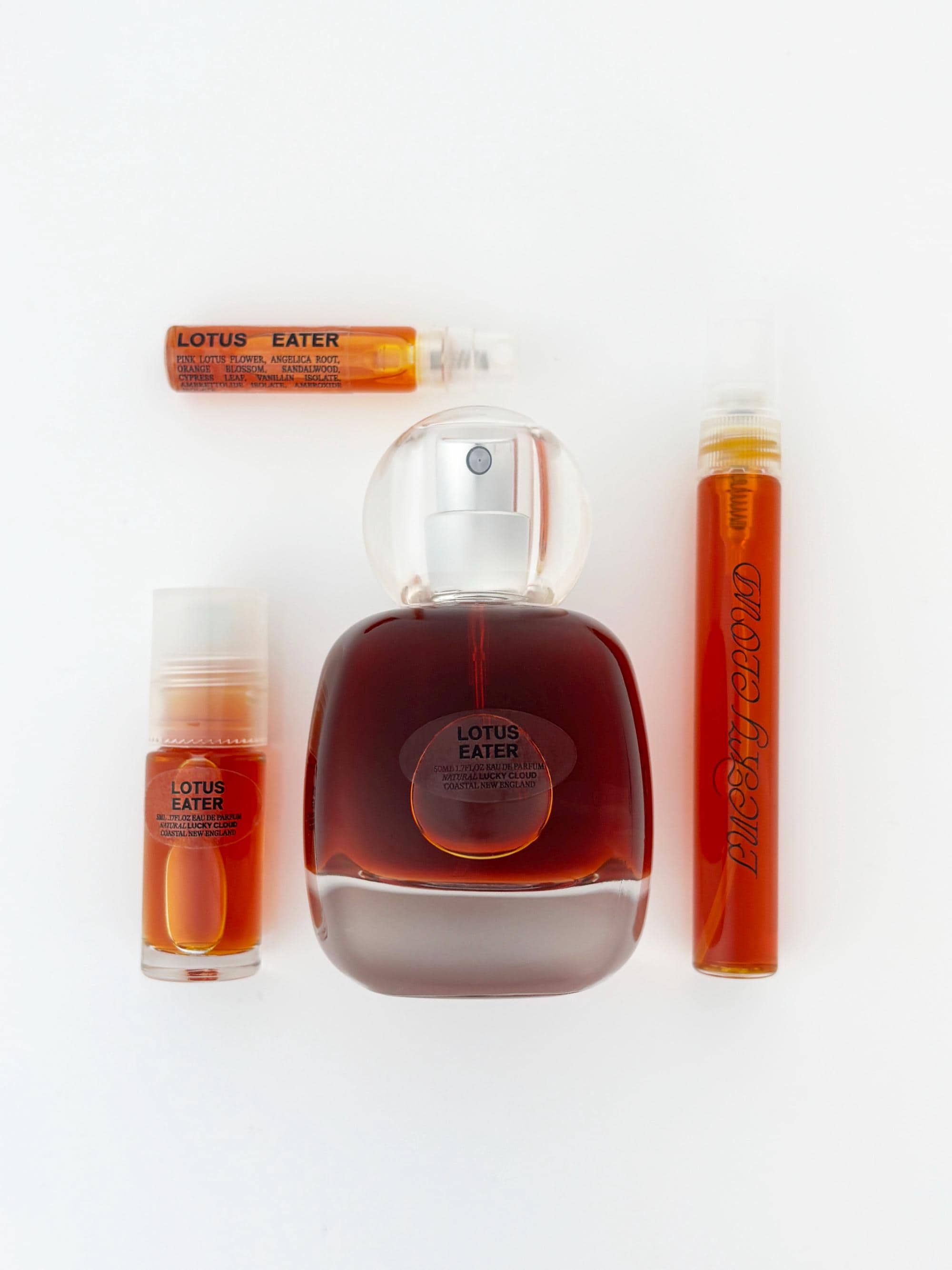 Lotus Eater Natural Botanical Perfume: Pink Lotus, Orange Blossom