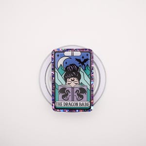 The Dragon Girl Kindle Grip | Smut Kindle Grip | Spicy Book-Themed Phone Grip | Cute Bookish Phone Grip| MagSafe Kindle Grip