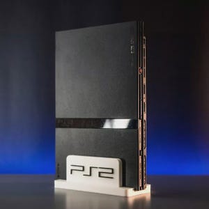3D Printed PS2 Slim Vertical Stand: Space-Saving Console Mount