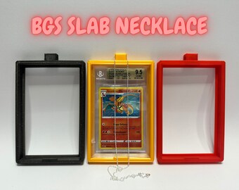 Collier BGS imprimé en 3D : porte-cartes gradué avec chaîne de 61 cm
