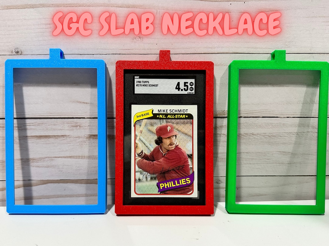 3D Printed SGC Slab Necklace: Graded Trading Card Holder