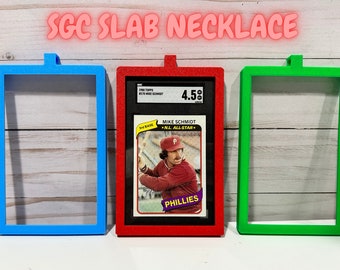Collier SGC imprimé en 3D : porte-cartes à collectionner