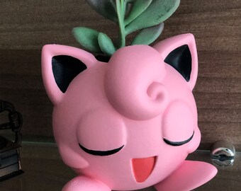 Jigglypuff Planter Pokemon Paint Project Gift For Him Succulent Planter  Home Decor Cute Planter Gift For Gamer Gift For Her Pokemon Gift