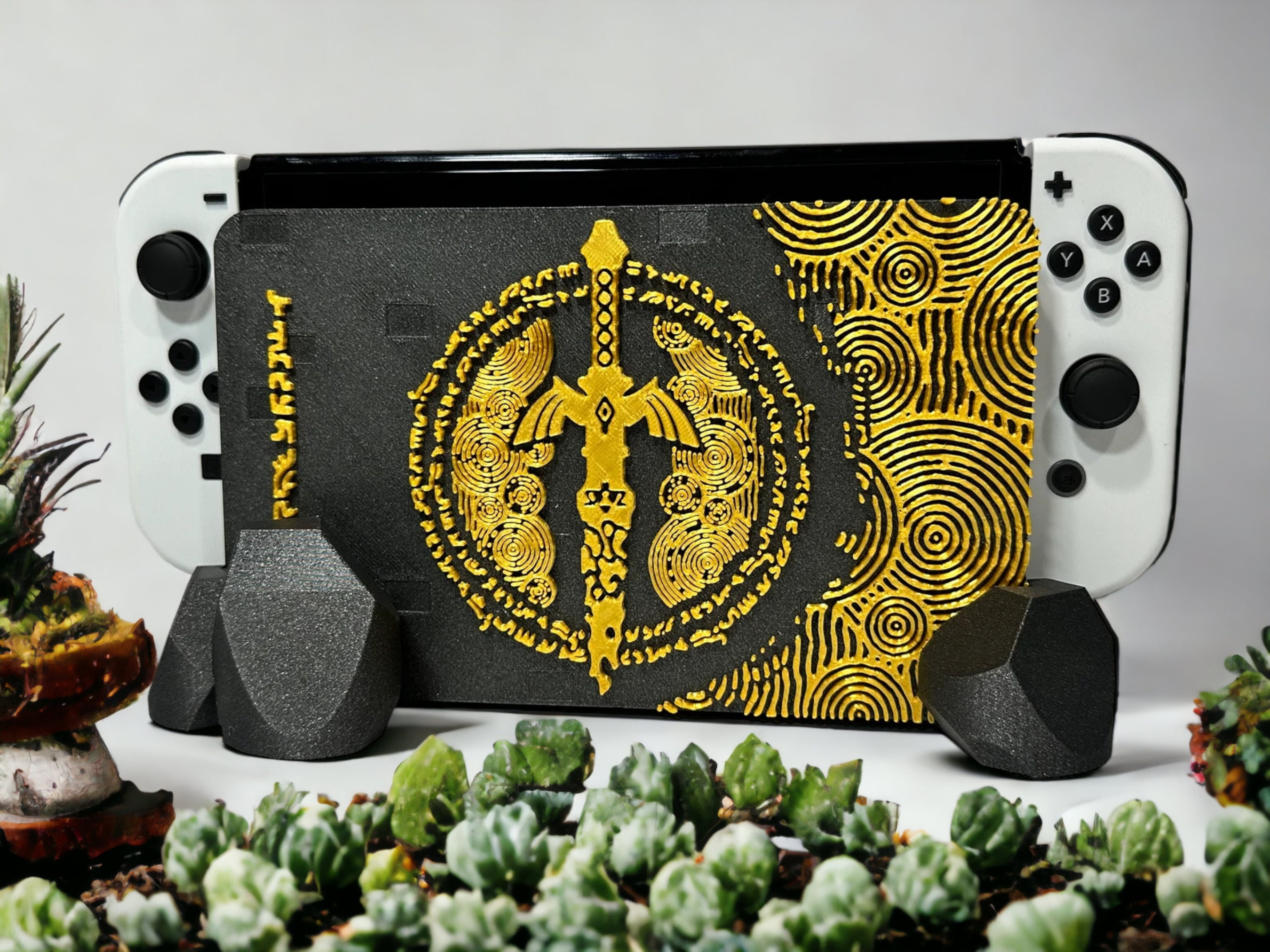 ゼルダの伝説　ニンテンドースイッチ ドック　カバー 3Dプリントのゼルダ Switch ドックカバー：ゲーマーギフト - Etsy 日本