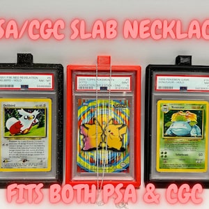 PSA CGC Platten-Halskette | Scheibenhalter | Gradierte Sammelkarten-Halskette | Logan Paul | 3D Gedruckt