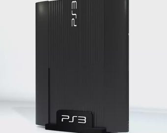 3D Printed PS3 Super Slim Vertical Stand: Space-Saving Console Mount