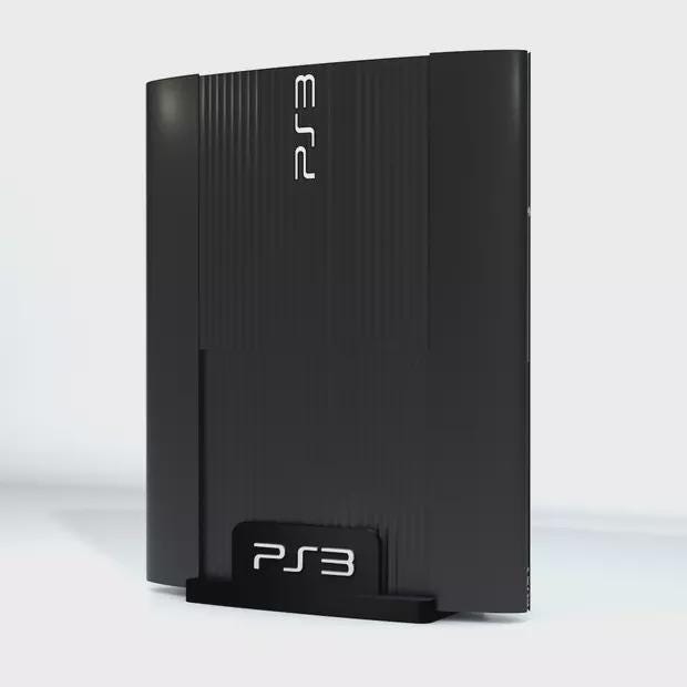 Ps3 Slim Wall Mount 3d Print Ps3 Fat Wall Mount 2025