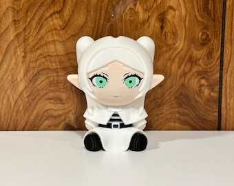 Figura Frieren Chibi: Regalo de anime manga Beyond Journey's End