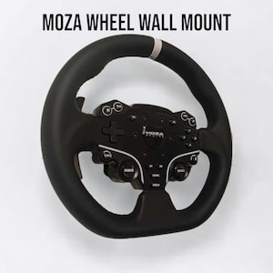 Moza ES Wheel Wall Mount: Sleek Storage Solution