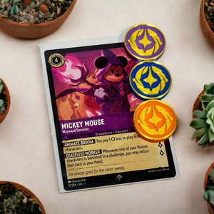 Lorcana Damage Counters for TCG Indicator Tokens for Lorcana TCG Gift for Gamers