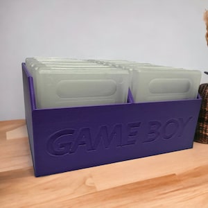 Supporto per cartucce Game Boy Color Vassoio per Game Boy Storage Retro Gift per Gamer Adatto a Custodie Trasparenti