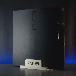3D Printed PS3 Slim Vertical Stand: Space-Saving Console Mount
