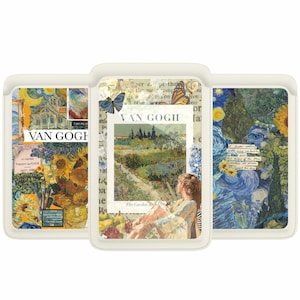 Cartera Magsafe Vincent Van Gogh, cartera magnética con diseño de pintura al óleo, compatible con iPhone 16, 15, iPhone 14 y iPhone 13 SE Pro Max Plus