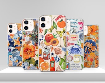 Fruity European Summer Phone Case Italian Costal Cover for iPhone 17 Pro Max 17e 15 14 12 & Samsung S25 Ultra S24 FE A56 Pixel 10 XL 9a 8
