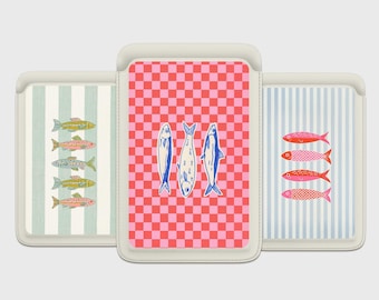 Retro Sardine Tin Leather MagSafe Wallet: Costal iPhone Card Holder