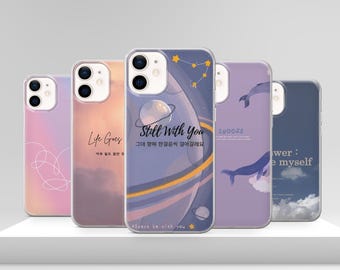 Aesthetic Korean Phone Case Pink Kpop Cover for iPhone 17 Pro Max 17e 15 14 12 & Samsung S25 Ultra S24 FE A56 Pixel 10 XL 9a 8