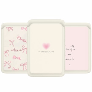Cartera Magsafe rosa con escrituras cristianas, tarjetero magnético de cuero con versículos bíblicos de Romanos, para iPhone 16, 15, 14, 13, SE, Pro Max Plus