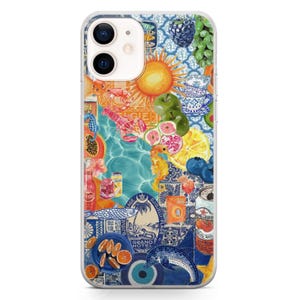 Funda de teléfono Costal Coque Collage, estilo preppy, bonita y europea, para iPhone 17 Pro Max, 17e, 15, 14 y 12 y Samsung S25 Ultra, S24 FE, A56, Pixel 10 XL y 9a 5