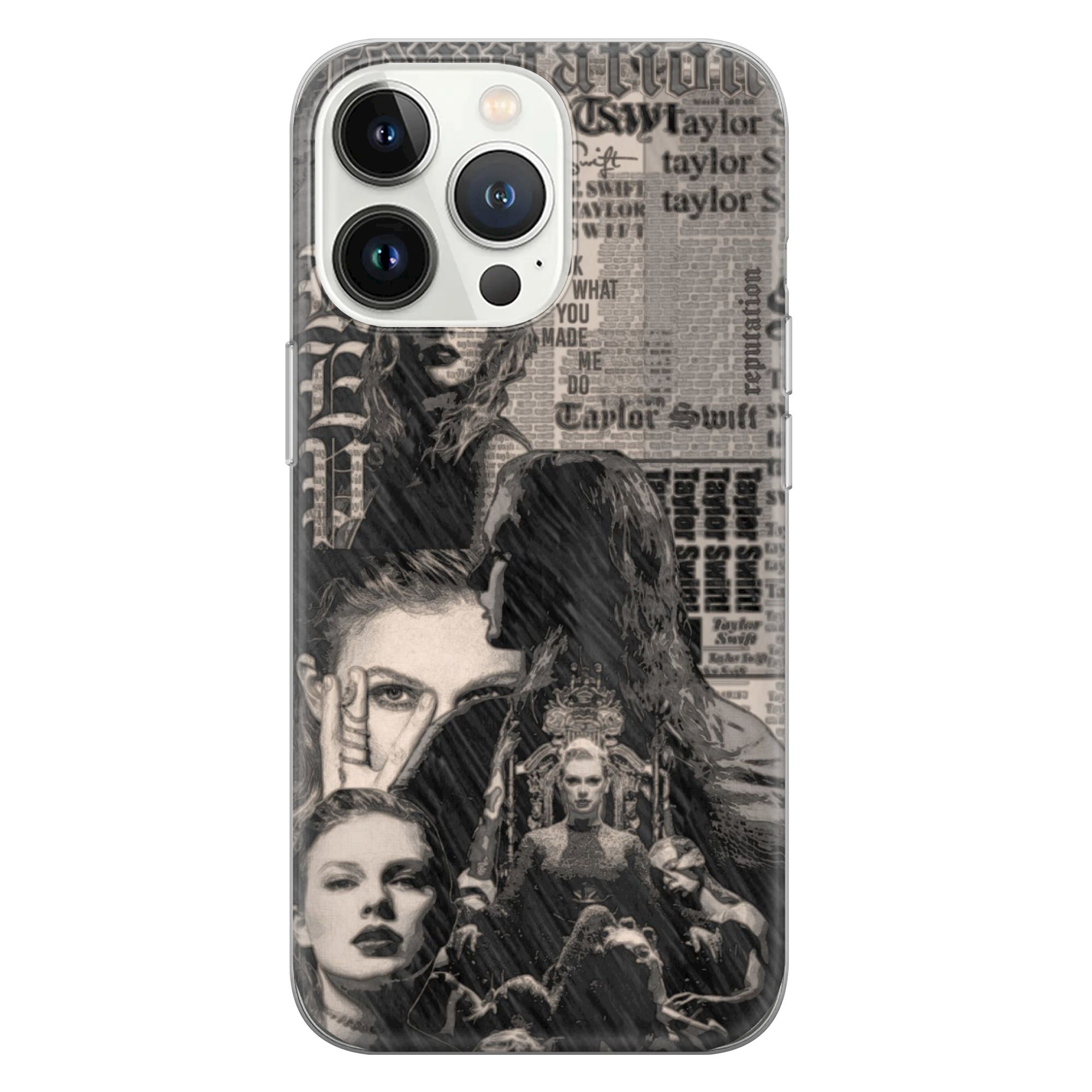 Taylor Folklore Phone Case Eras Collage Cover for iPhone