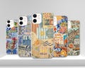Vintage Italian Summer Phone Case Trendy Tropical Beachy Cover for iPhone 16 15 14 13 12 Pro Xs Samsung S24 S23 S22 FE A25 A15 Pixel 9 8A 7 product logo
