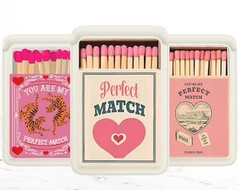 Vintage Pink Matchbox Magsafe Wallet, Magnetic Leather Girly Matches Gift Card Holder For iPhone 15, iPhone 14, iPhone 13 SE Pro Max Plus