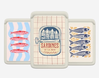 Retro Sardine Tin Leather MagSafe Wallet: iPhone Card Holder