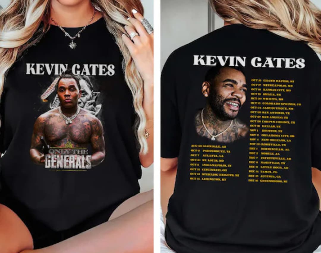Kevin Gates Concert Tour Tshirt Etsy