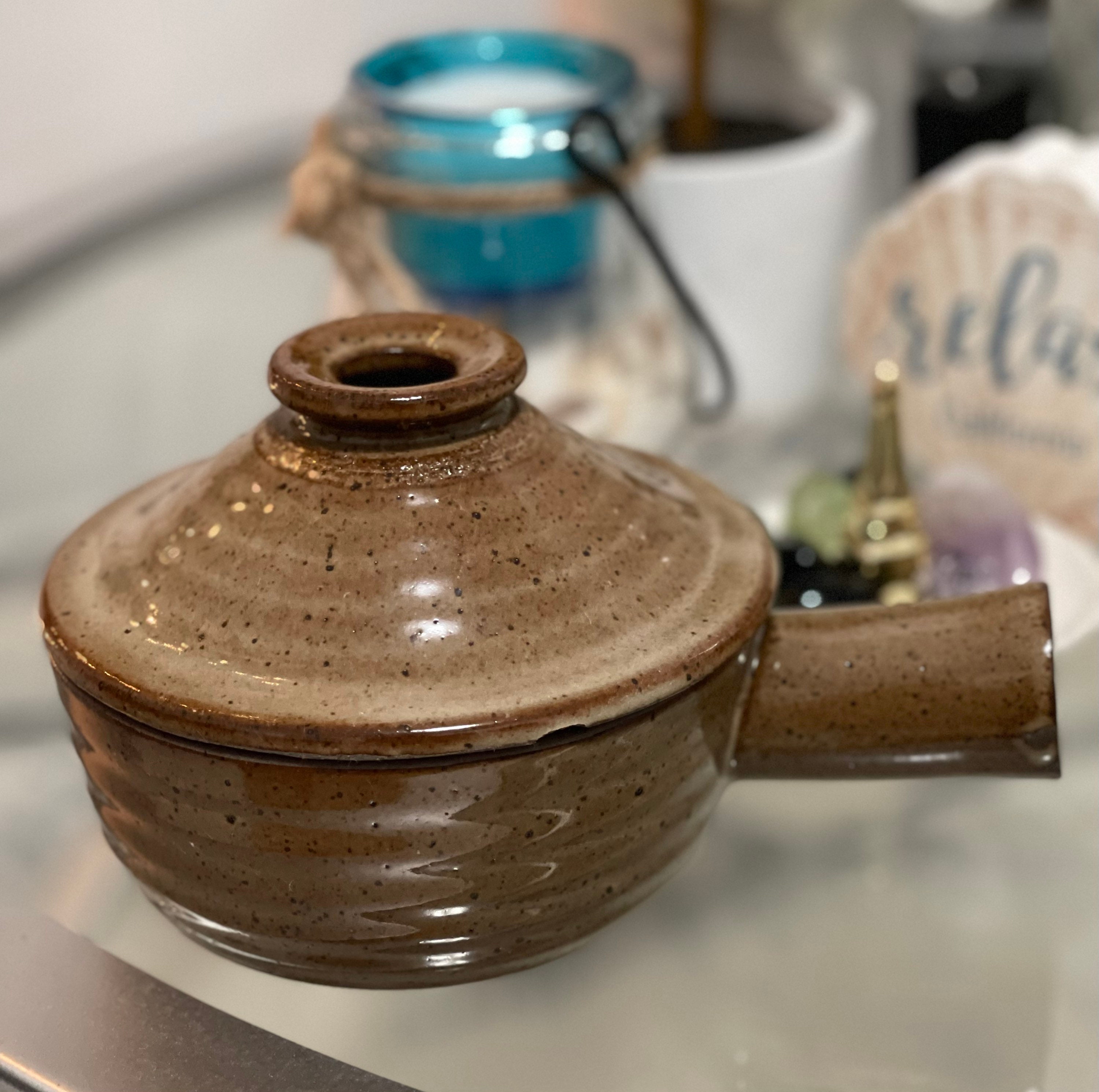 Great quality XSmall Kotobuki Donabe Japanese Hot Pot Brown/Green