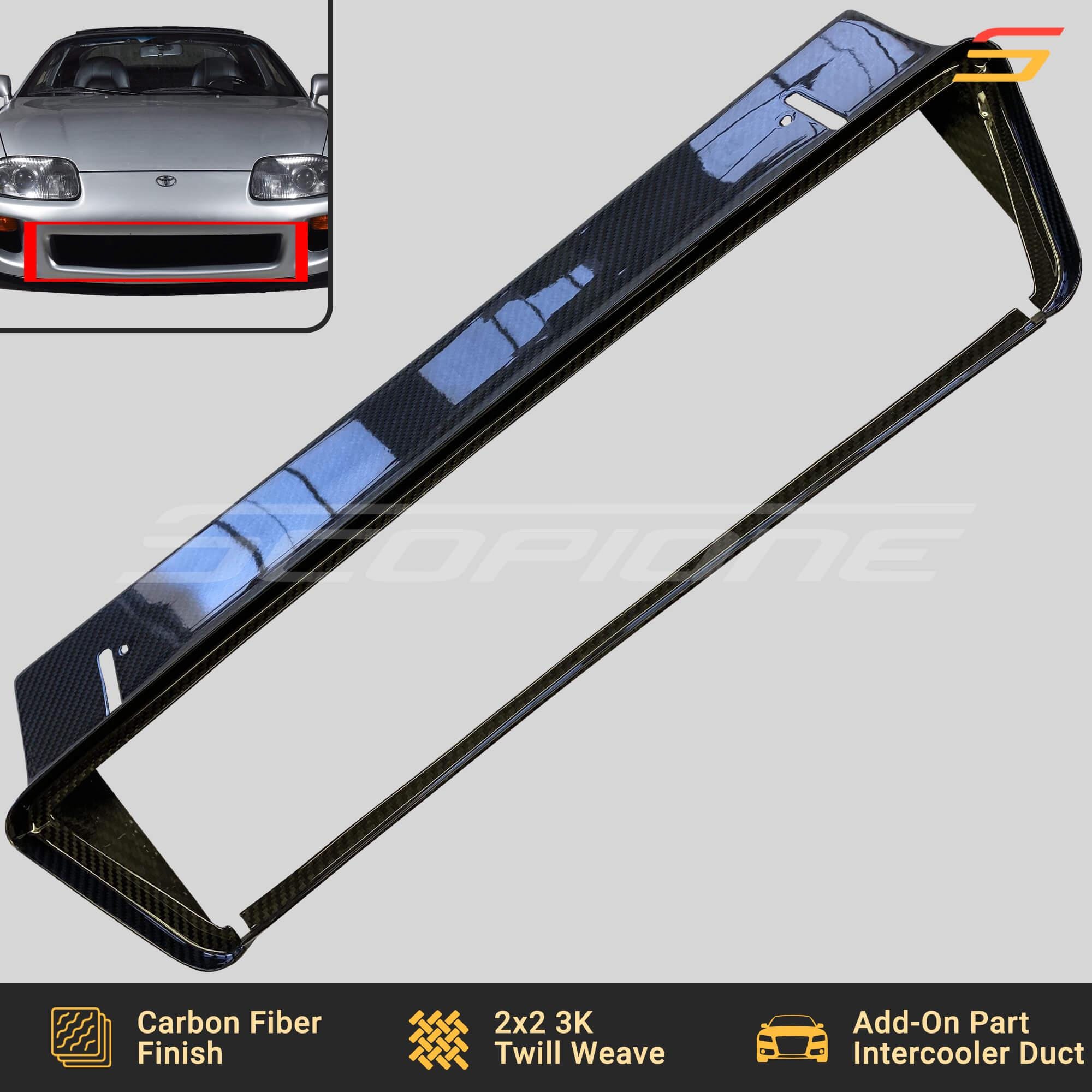 HI-COMPOSITE CARBON 28 2本セット Scopione Carbon Fiber Engine Intercooler Duct Vent for Toyota 93
