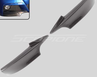 Divisores de parachoques delantero de fibra de carbono Scopione para BMW Serie 3 GT M-Tech (2014-2020) - F34