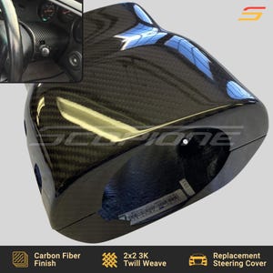 Cubiertas de columna de volante de fibra de carbono Scopione para Toyota Supra MK4 (93-98) - JZA80