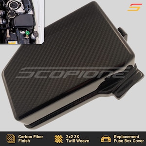 Scopione Carbon Fiber Motor Sicherungskasten Abdeckkappe für TOyana 93-98 Supra MK4 - JZA80