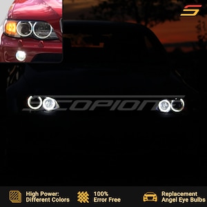 Scopione Angel Eyes Headlight LED Bulbs for BMW 04-06 X5 - E53 LCI