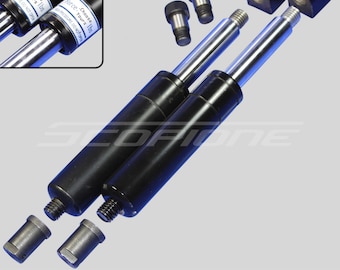 Scopione Bolt On Lambo Vertical Door Kit Replacement Shocks & L Fittings, Screws, Caps - 7 3/4" - 500 to 1000lbs