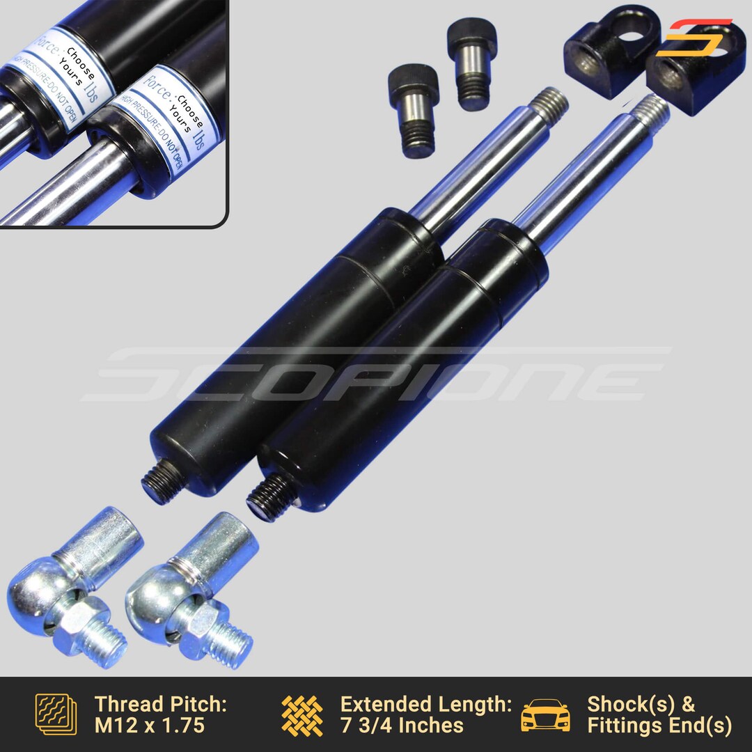 Lambo Vertical Door Kit Replacement Shocks Fittings Ends Joints