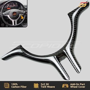 Scopione Carbon Fiber Steering Wheel Cover for BMW 97-06 3 Series, 5 Series, X5, Z3 - E36 E39 E46 E53