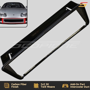 Conducto de ventilación del intercooler de motor de fibra de carbono Scopione para Toyota Supra MK4 (93-98) - JZA80