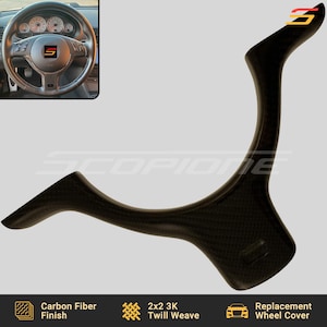Scopione Carbon Fiber Steering Wheel Cover for BMW 01-06 M3 99-03 M5 - E46 E39