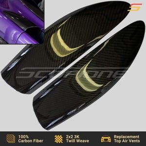 Scopione Carbon Fiber Top Air Intake Vents Scoops Covers for McLaren 570S 570GT 540C 600LT